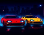 İki Supra Driftçi