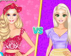 Barbie Ve Rapunzel Moda Kapışması