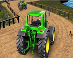 Çiftlikte Traktör Sürme
