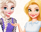 Elsa Ve Rapunzel Gezmelerde