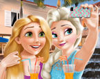 Elsa ve Rapunzel Selfie