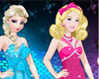 Elsa Ve Barbie Kombin Yarışı