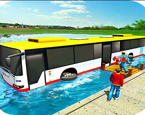 Suda Yüzen Okul Otobüsü