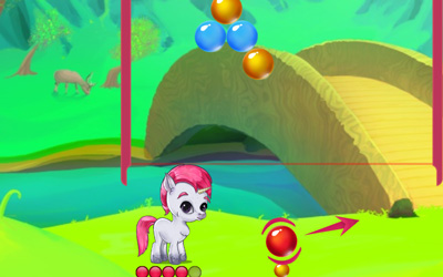 Pony ile Balon Patlatma